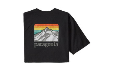 Patagonia Men's Line Logo Ridge Pocket Short-Sleeve Responsibili-Tee